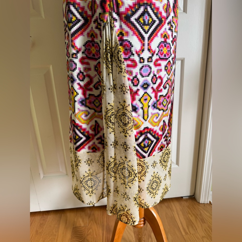 DRIES VAN NOTEN Multicolor Sleeveless Midi Dress 8-10 EUC - Picture 5 of 7